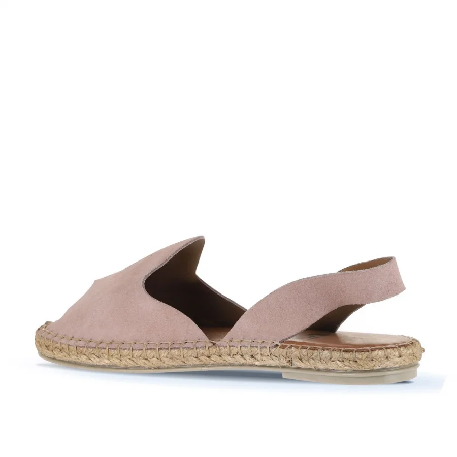 Pudra Alf Süet Kadın Espadril Sandalet
