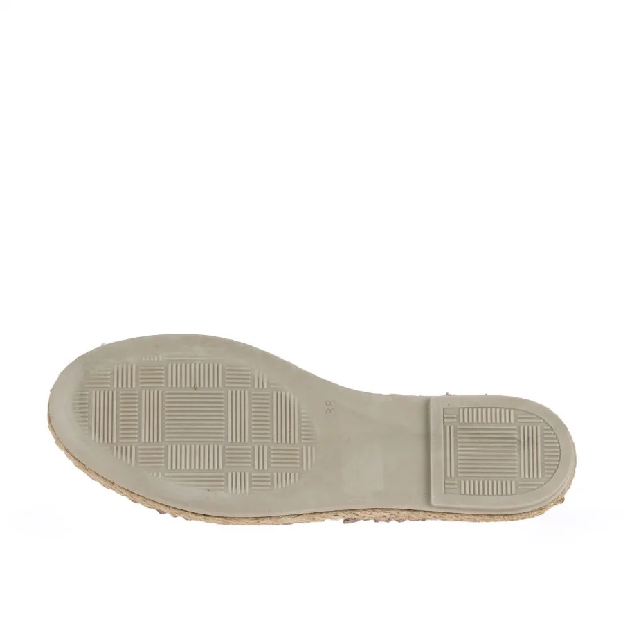 Pudra Alf Süet Kadın Espadril Sandalet