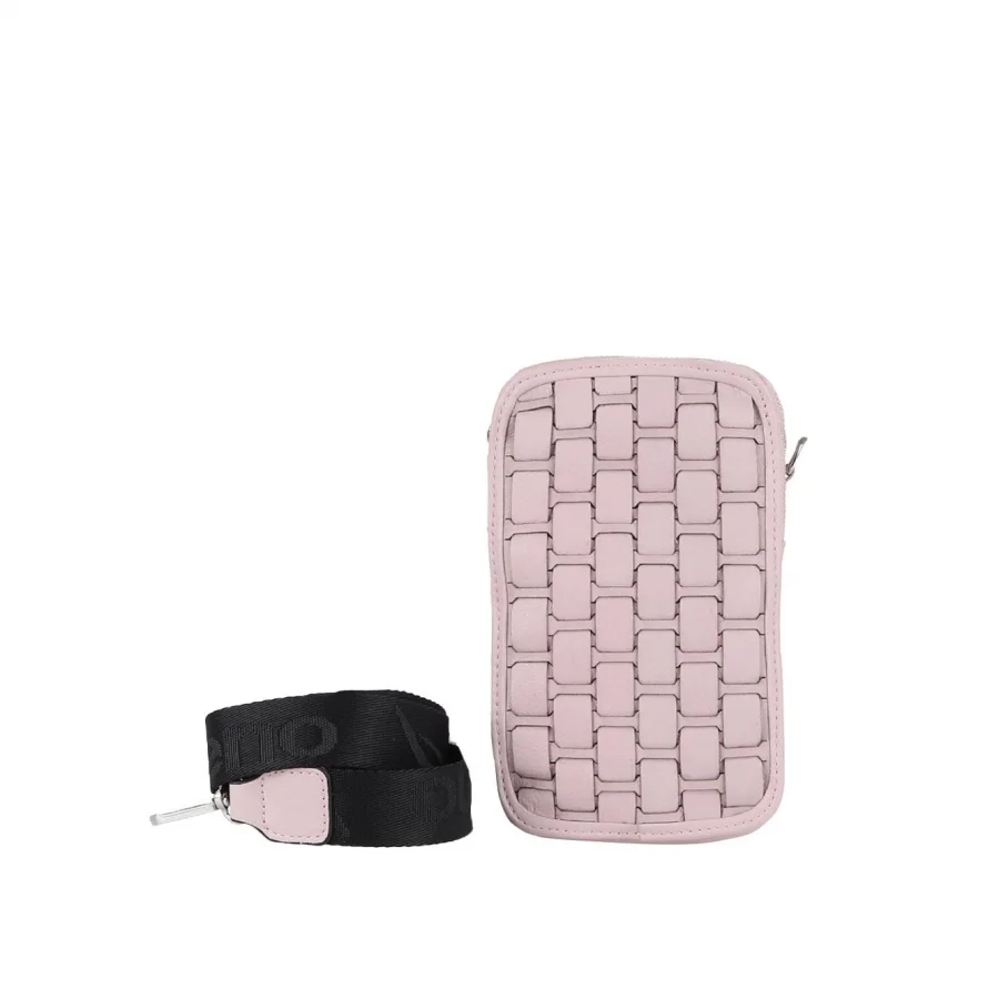 Pudra Deri Unisex Telefon Çantası