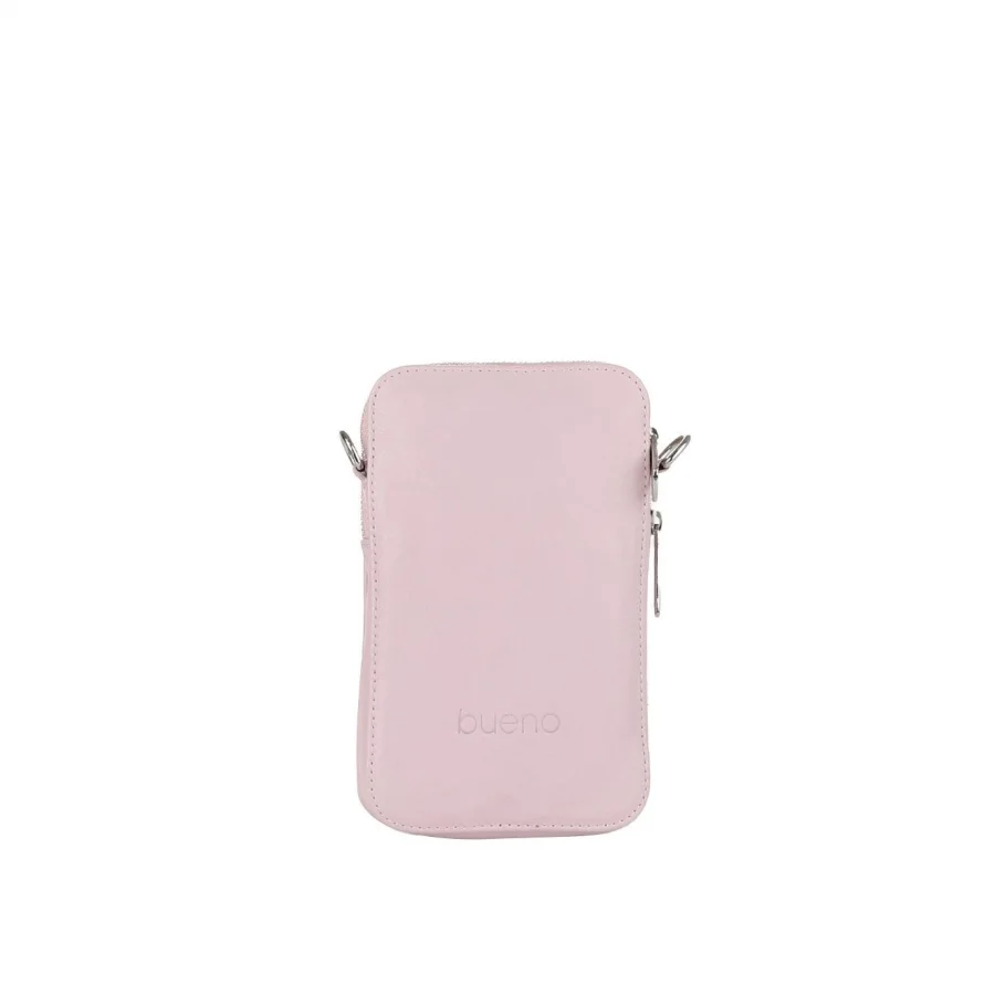 Pudra Deri Unisex Telefon Çantası