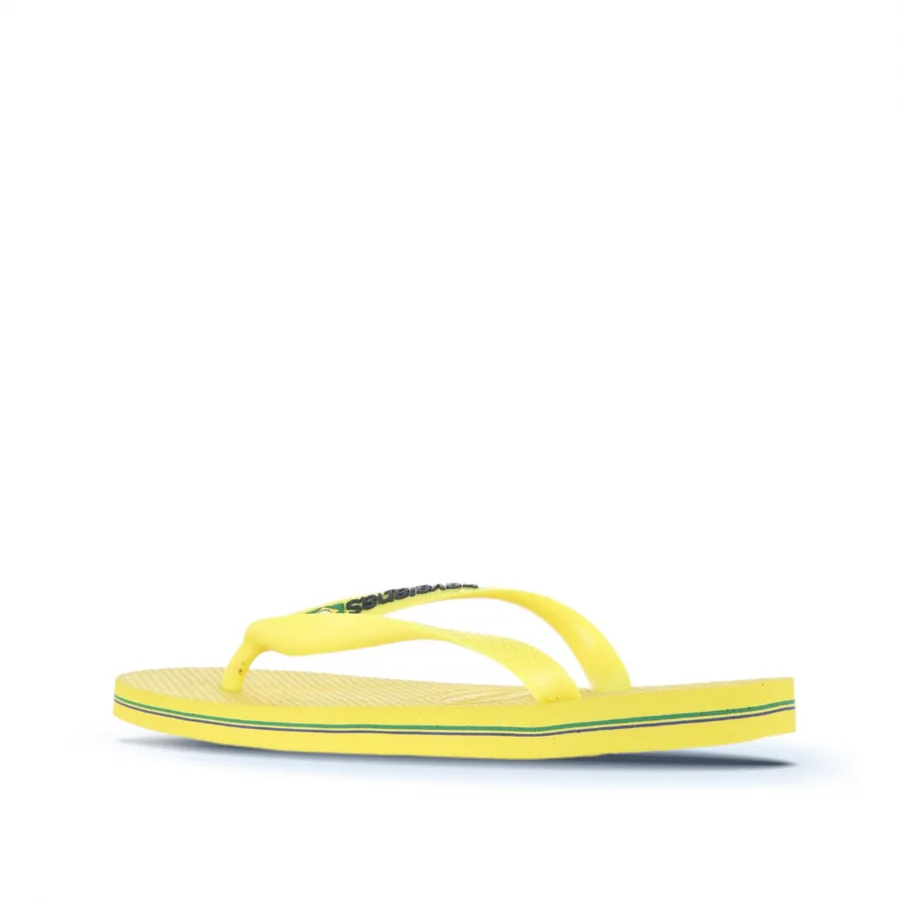 Sarı Havaianas Havaianas Brasil Logo Kadın Terlik