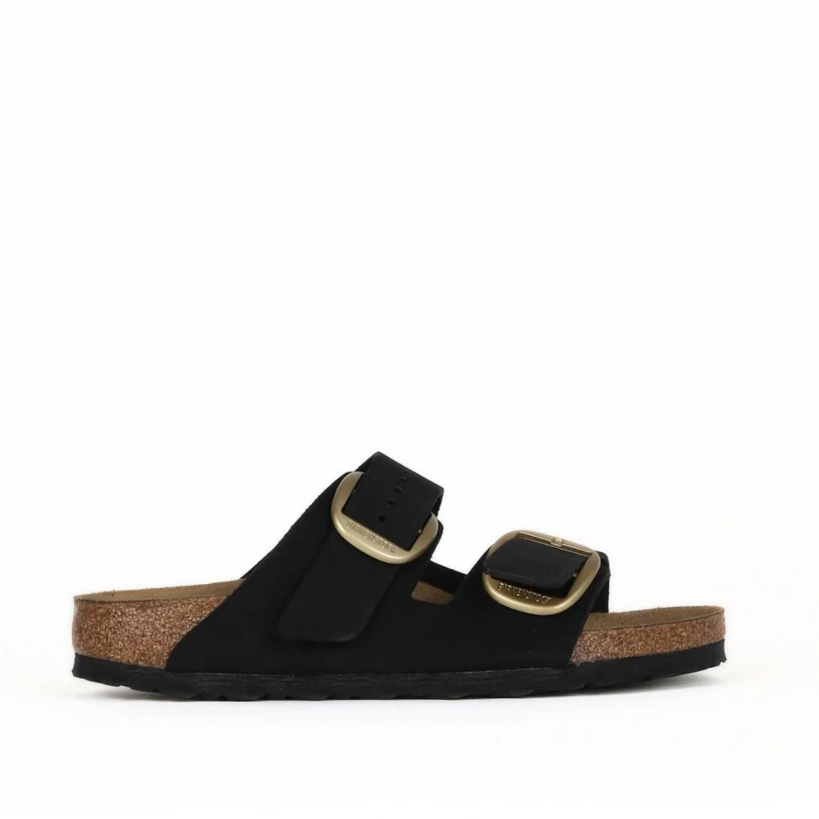 Siyah-Altın Bırkenstock  Arizona Big Buckle