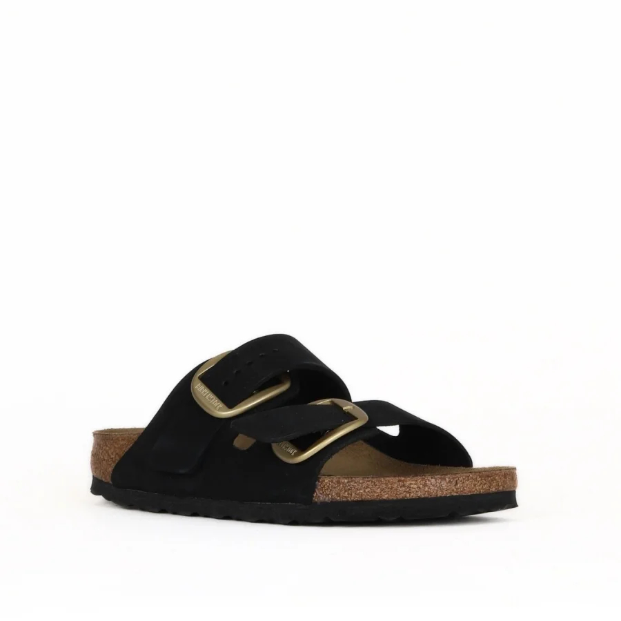 Siyah-Altın Bırkenstock  Arizona Big Buckle