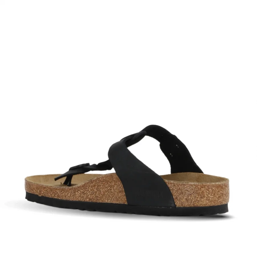 Siyah Bırkenstock Gizeh Leoi Braided
