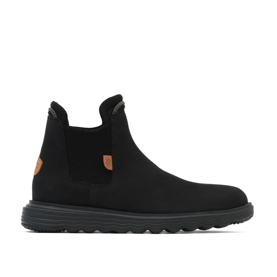 Siyah Deri Hey Dude Branson Boot Craft Erkek Ayakkabı