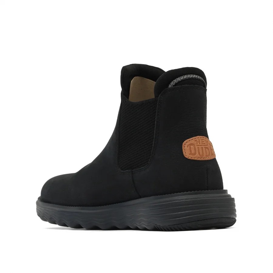 Siyah Deri Hey Dude Branson Boot Craft Erkek Ayakkabı
