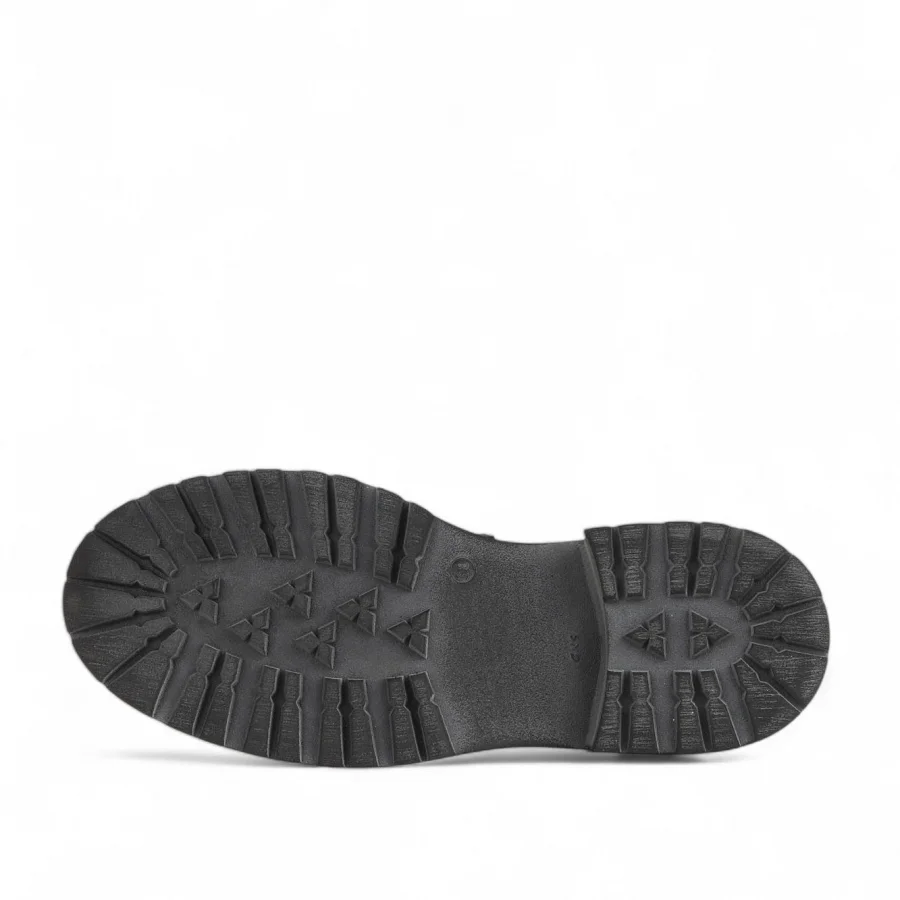 Siyah Deri Kadın Klasik Ayakkabı