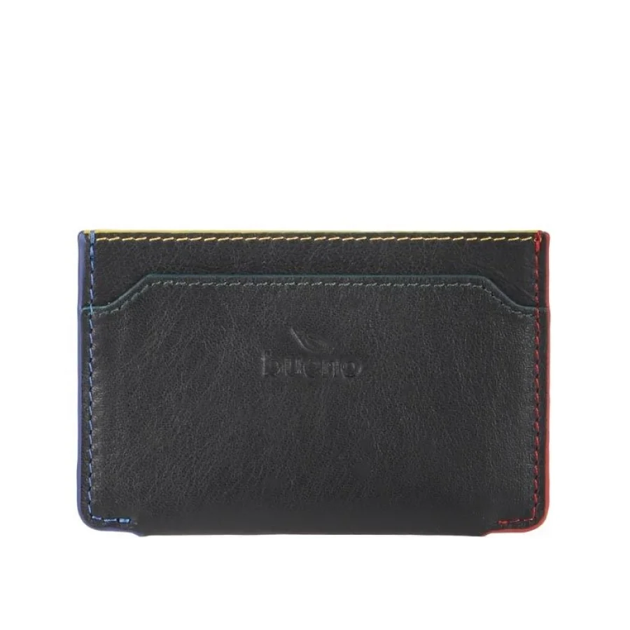 Siyah Deri Unisex Kartlık