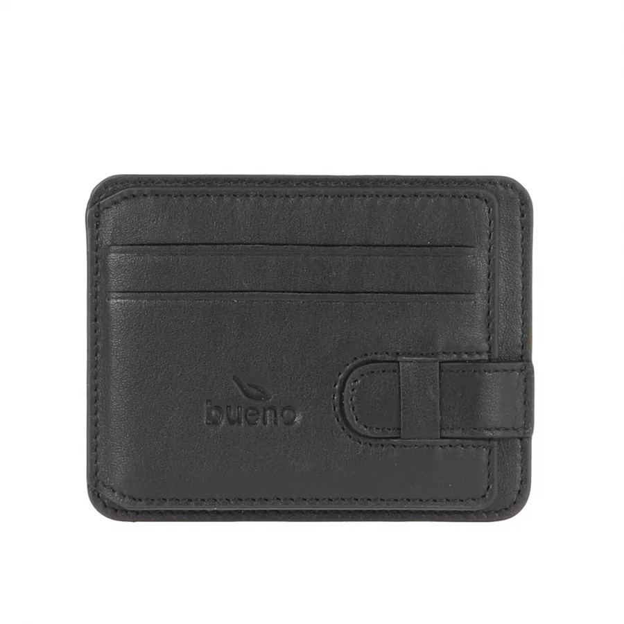 Siyah Deri Unisex Kartlık