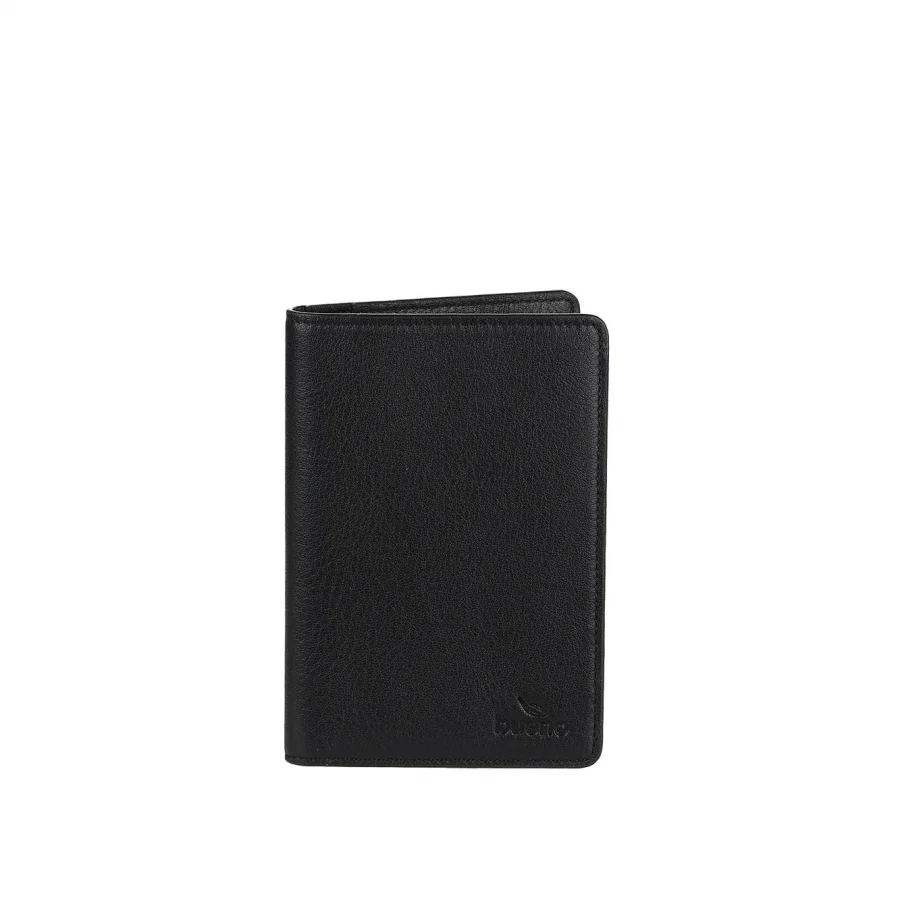 Siyah Deri Unisex Kartlık