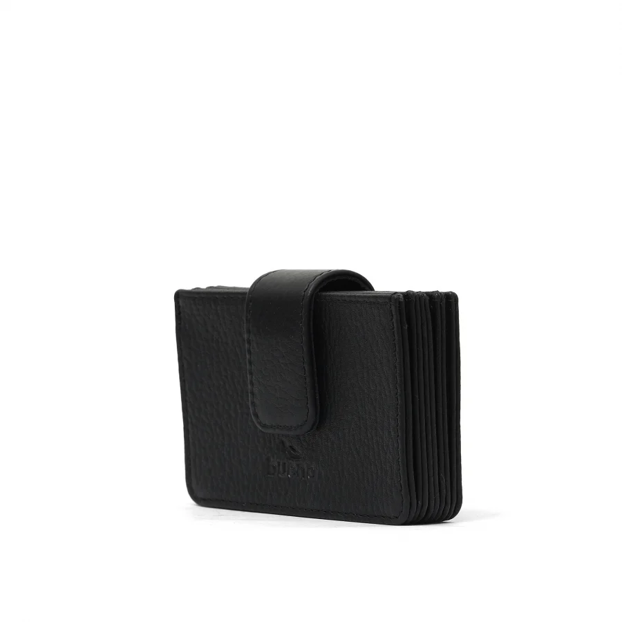 Siyah Deri Unisex Kartlık