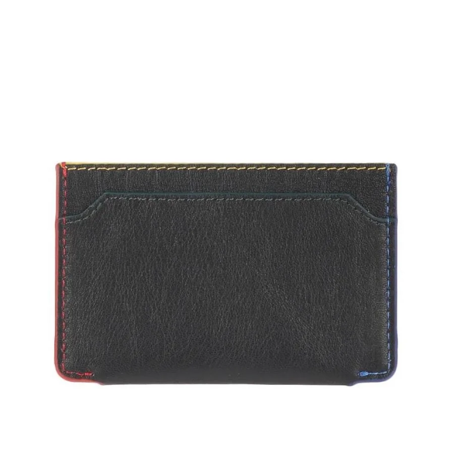 Siyah Deri Unisex Kartlık