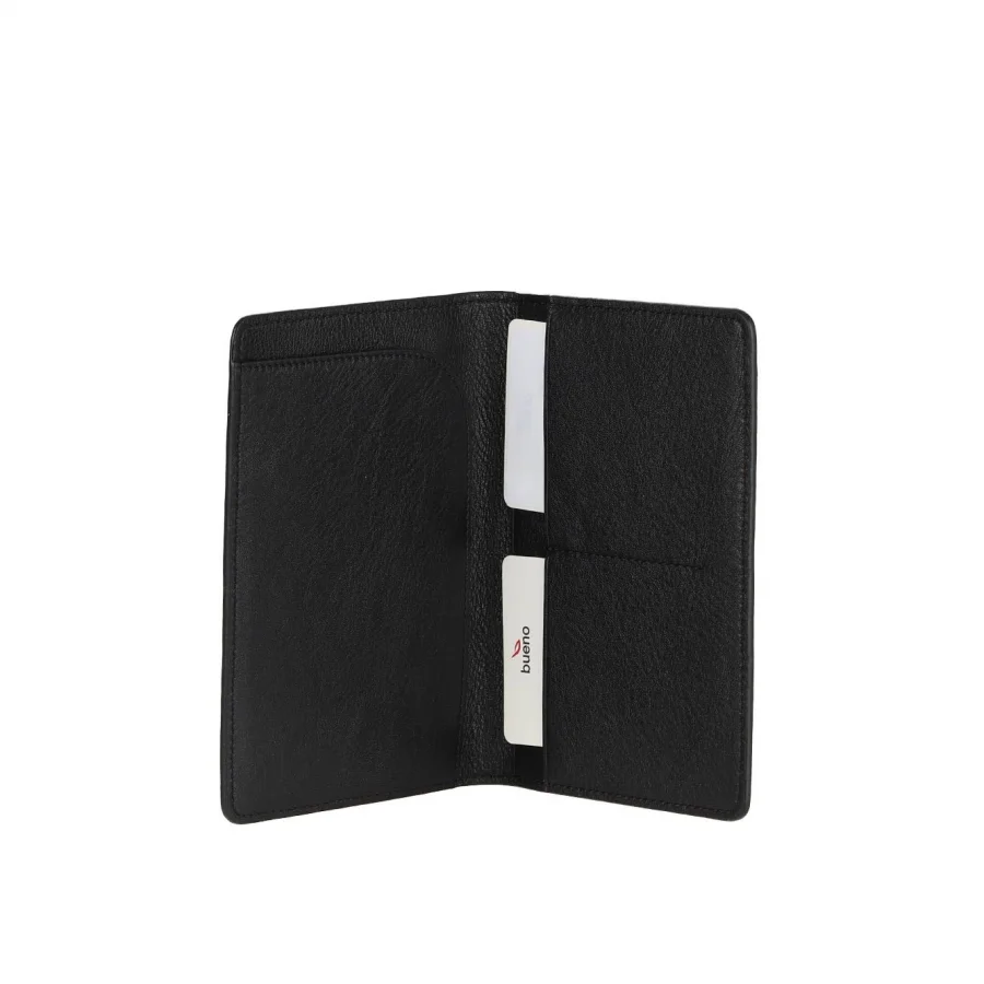 Siyah Deri Unisex Kartlık