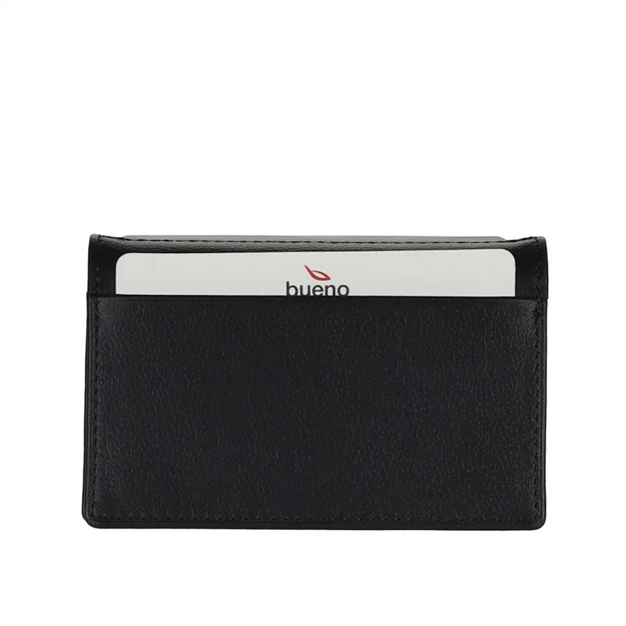 Siyah Deri Unisex Kartlık