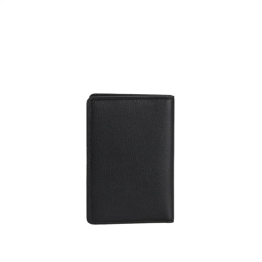 Siyah Deri Unisex Kartlık