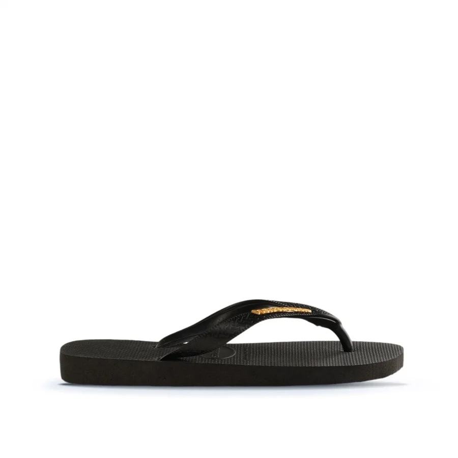 Siyah Havaianas Havaianas Metal Logolu Kadın Terlik