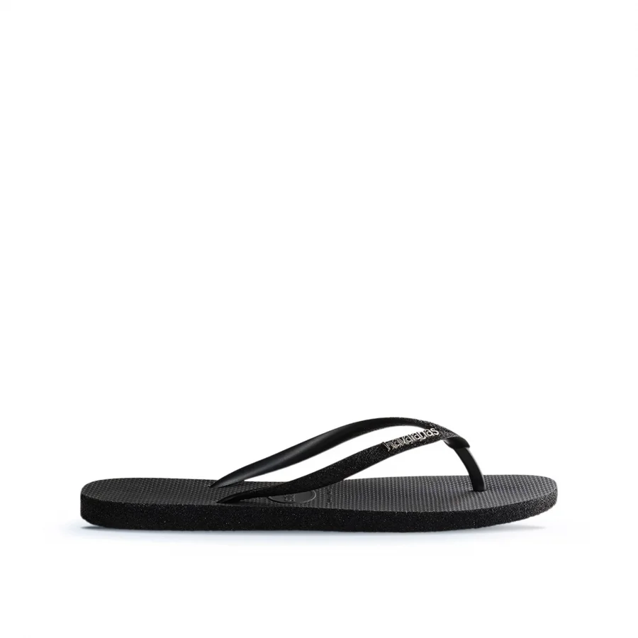 Siyah Havaianas Havaianas Metal Logolu Kadın Terlik