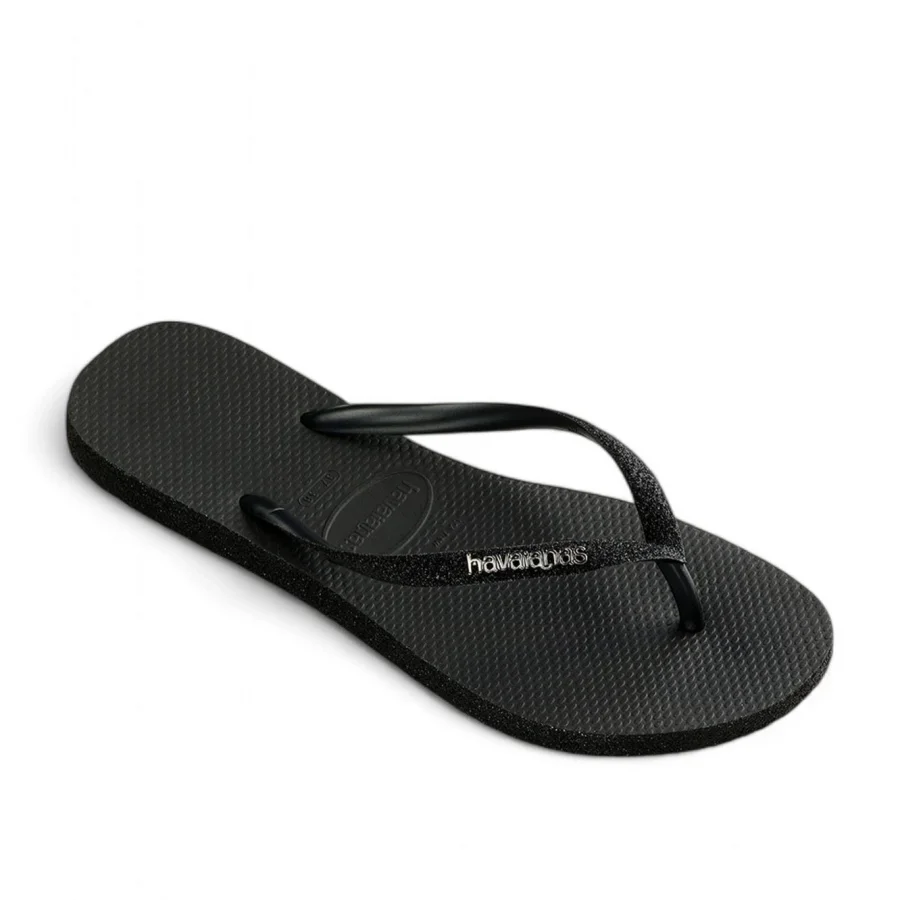 Siyah Havaianas Havaianas Metal Logolu Kadın Terlik