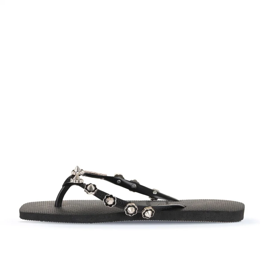 Siyah Havaianas Havaianas Slim Square Luxury Kadın Terlik