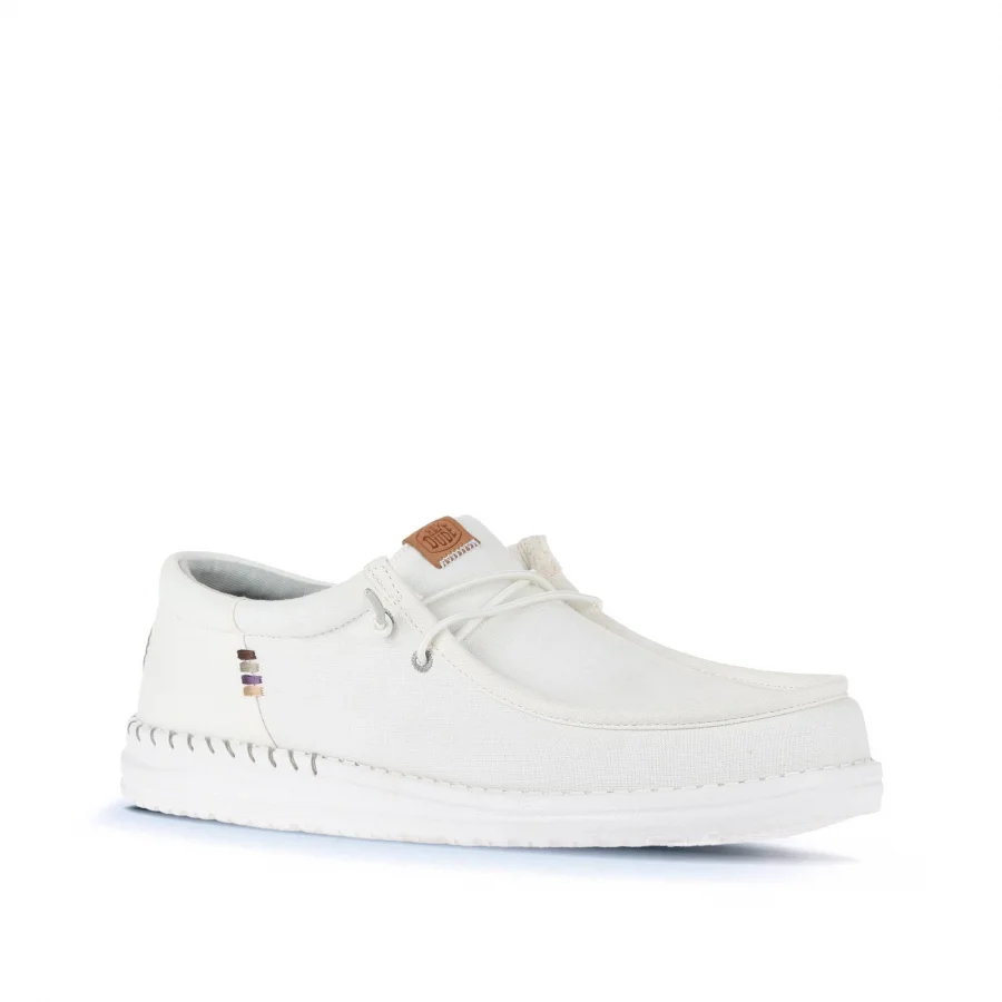 STONE WHITE HD Hey Dude Wally Break Stitch Erkek Ayakkabı