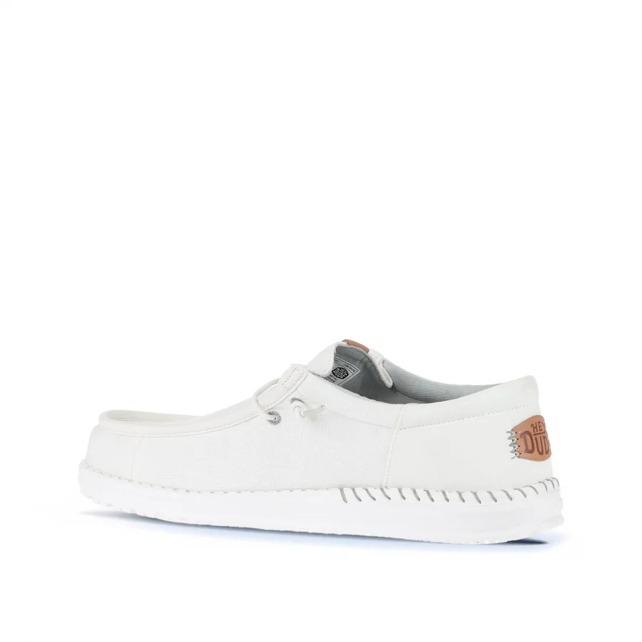 STONE WHITE HD Hey Dude Wally Break Stitch Erkek Ayakkabı