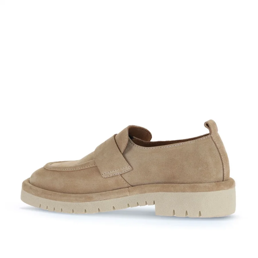 Taba Açık Süet Kadın Loafer