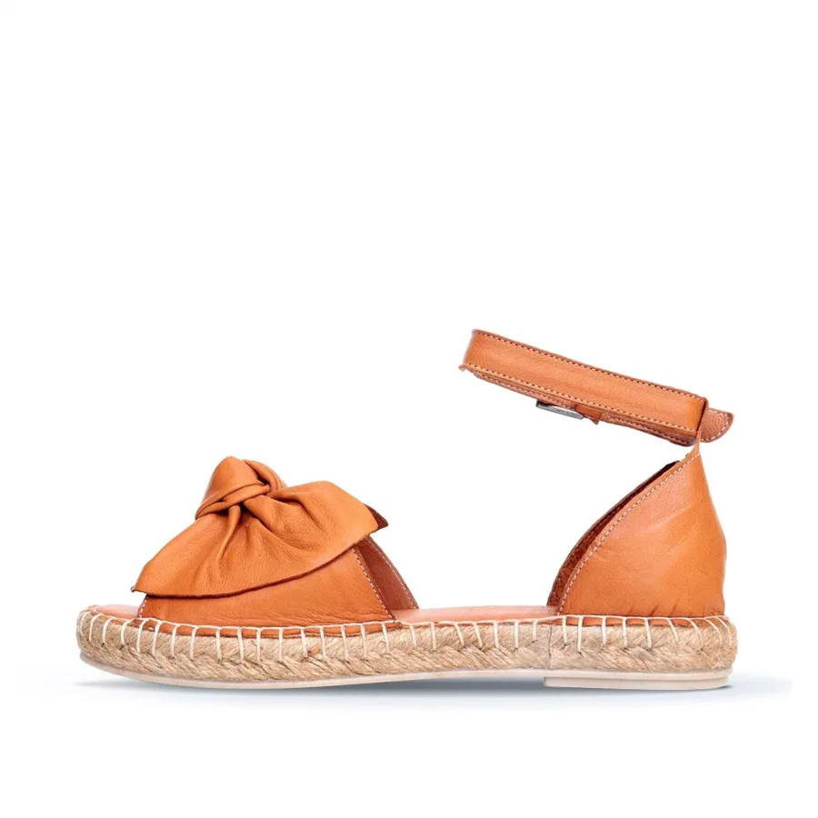 Taba Deri Kadın Espadril Sandalet
