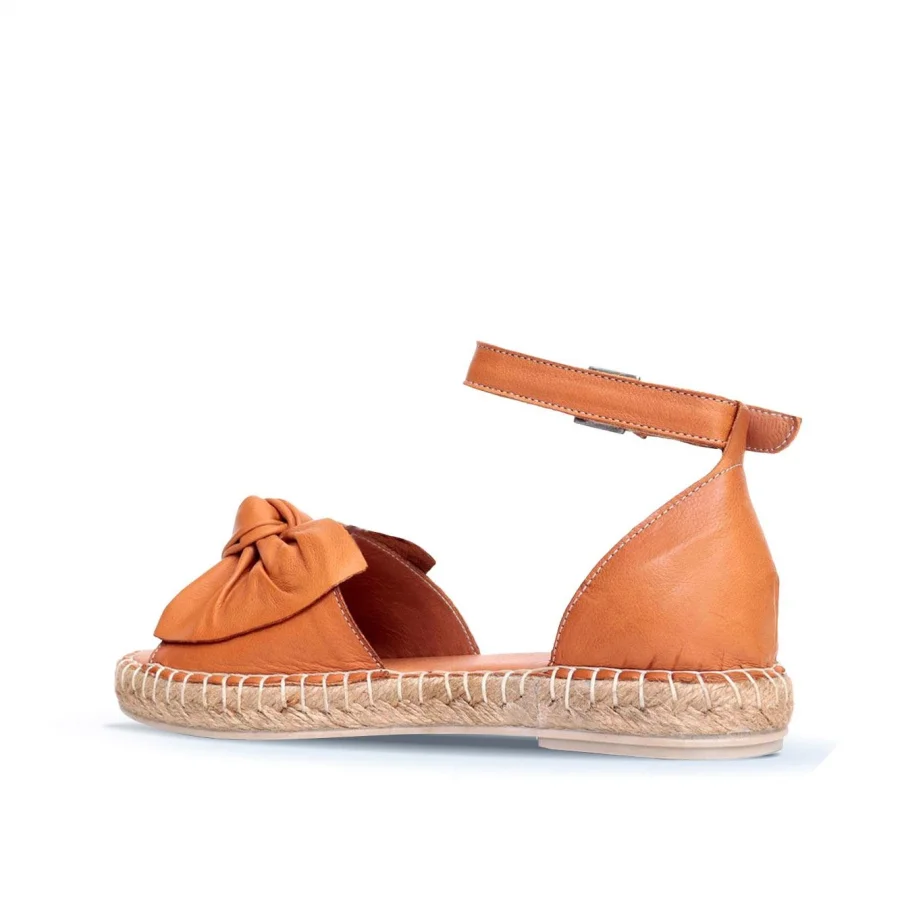 Taba Deri Kadın Espadril Sandalet