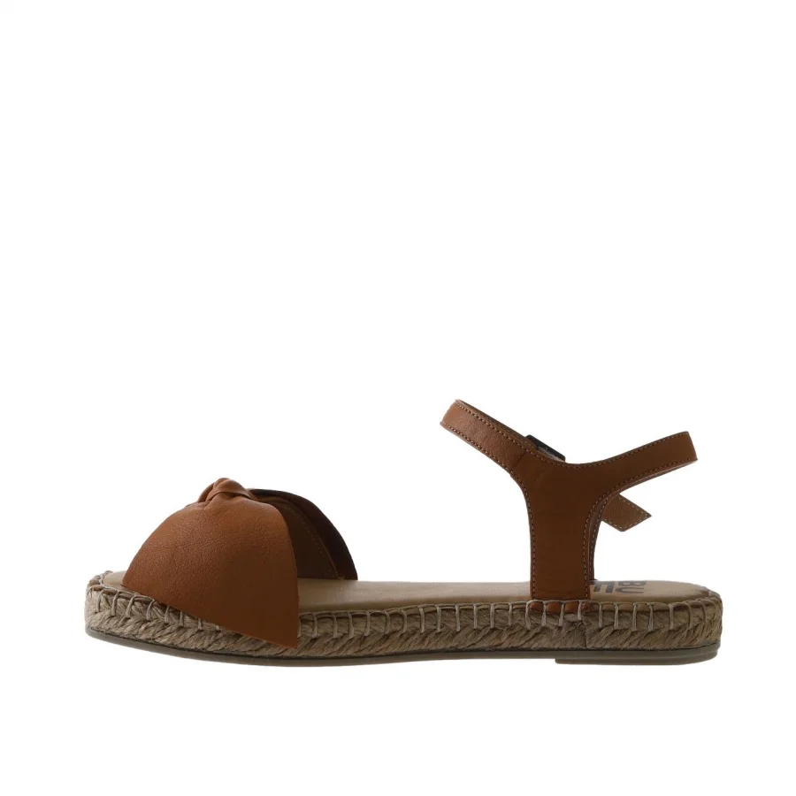 Taba Deri Kadın Espadril Sandalet