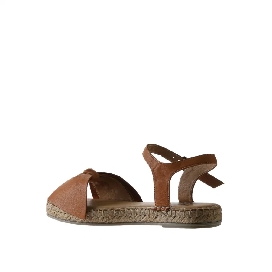 Taba Deri Kadın Espadril Sandalet