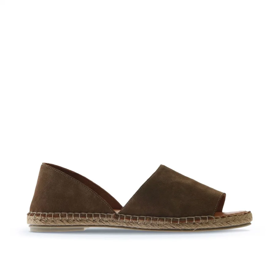 Taba Süet Kadın Espadril Ayakkabı