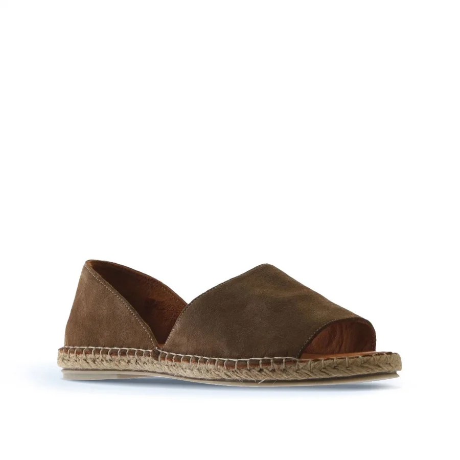 Taba Süet Kadın Espadril Ayakkabı