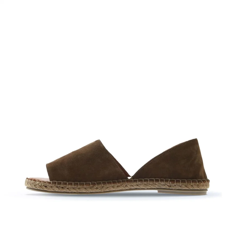 Taba Süet Kadın Espadril Ayakkabı