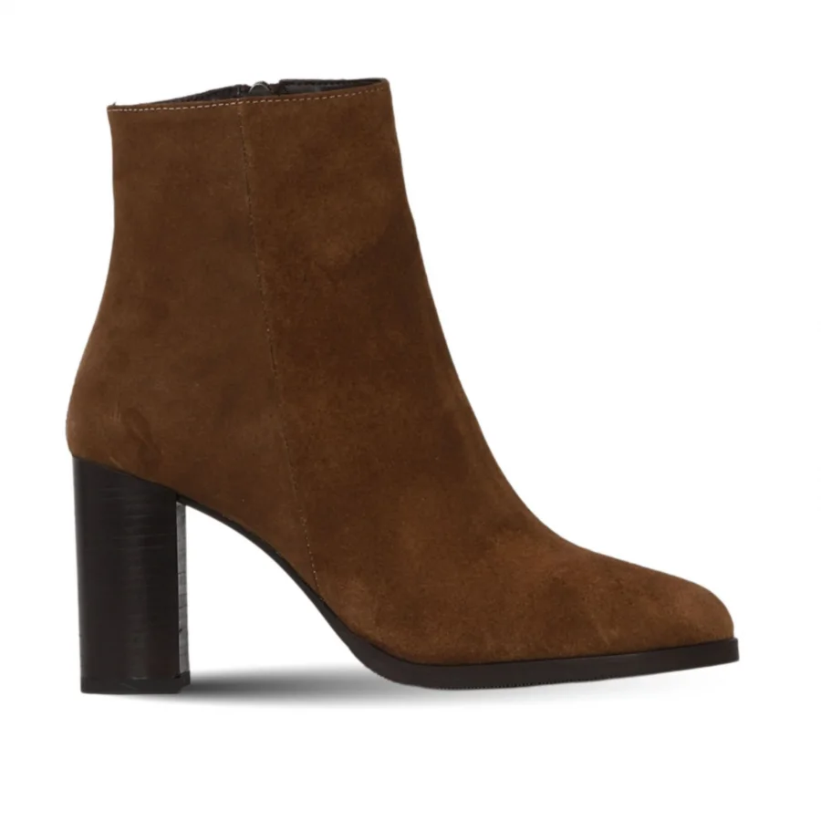 Taba Süet Kadın Topuklu Bot