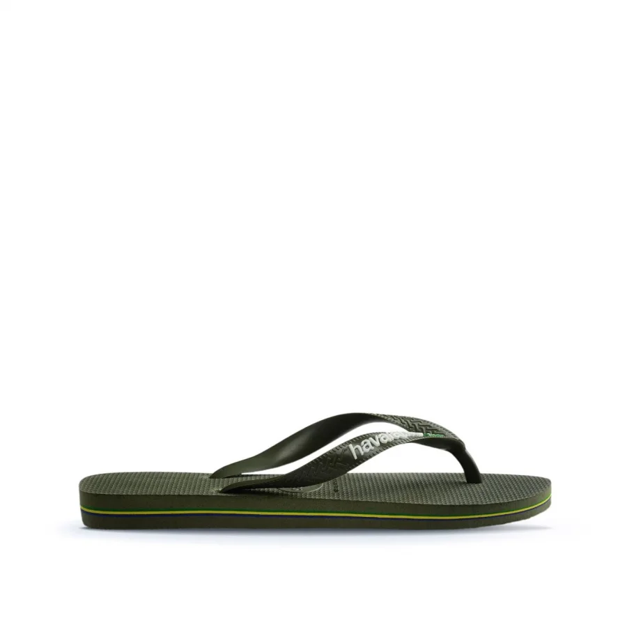 Yeşil Havaianas HAVAIANAS BRASIL LOGO GREEN/GREEN