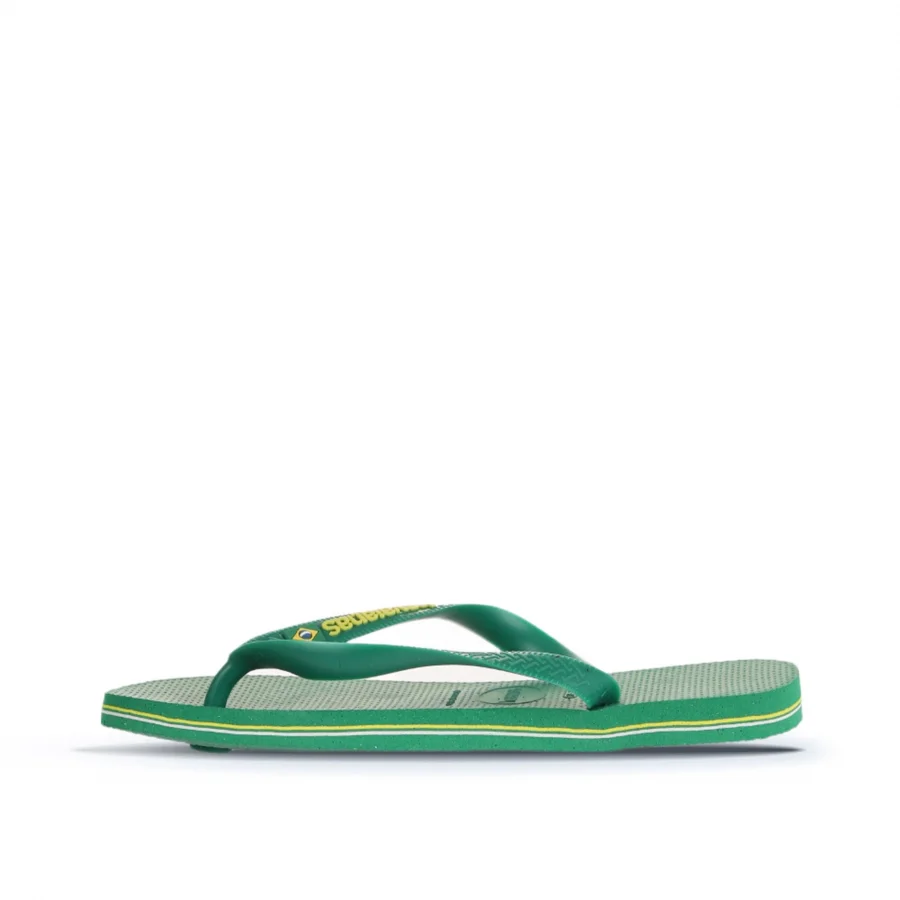 Yeşil Havaianas Havaianas Brasil Logo Kadın Terlik