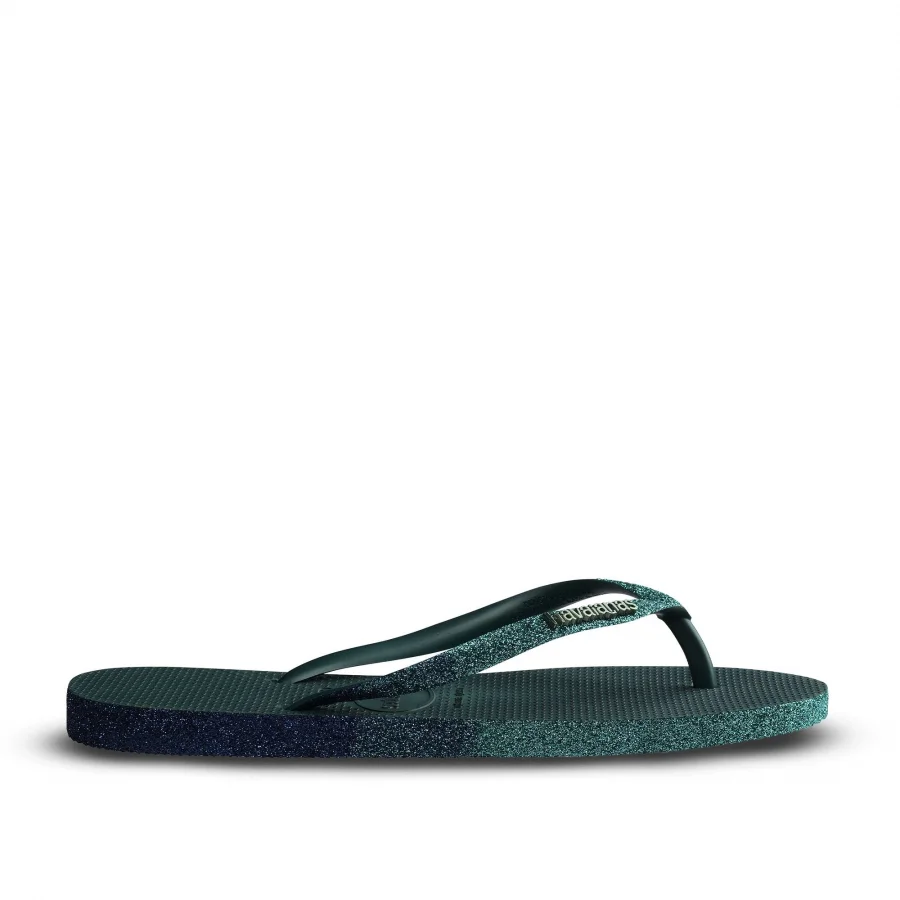 Yeşil Havaianas Havaianas Metal Logolu Kadın Terlik