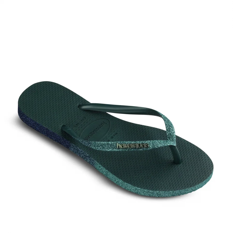 Yeşil Havaianas Havaianas Metal Logolu Kadın Terlik
