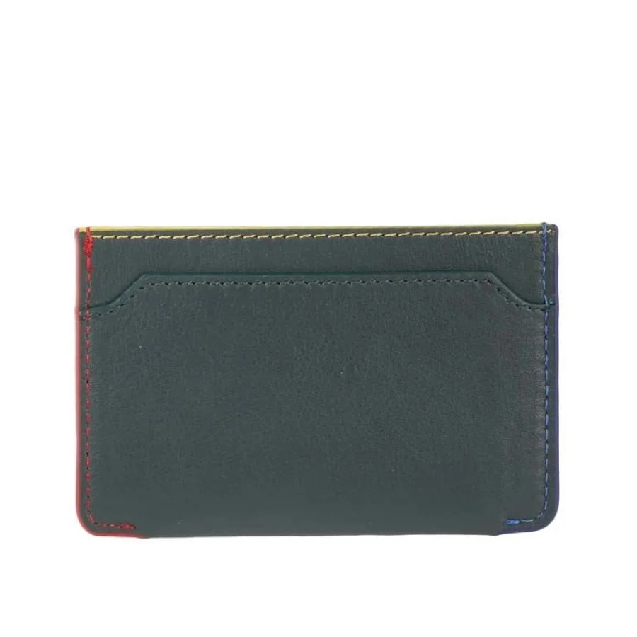 Yeşil Koyu Deri Unisex Kartlık