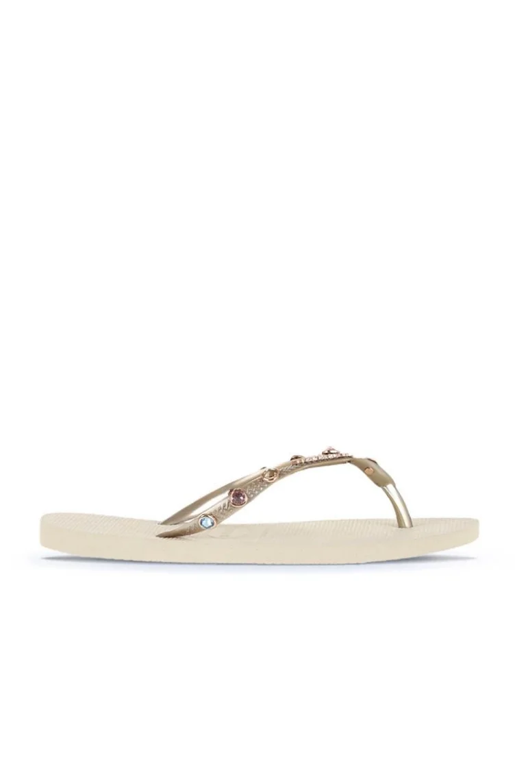 Bej Havaianas Havaianas Slim Square Luxury Kadın Terlik