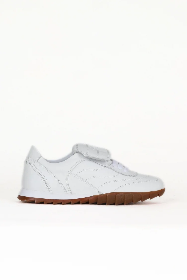 Beyaz Deri Kadın Sneakers