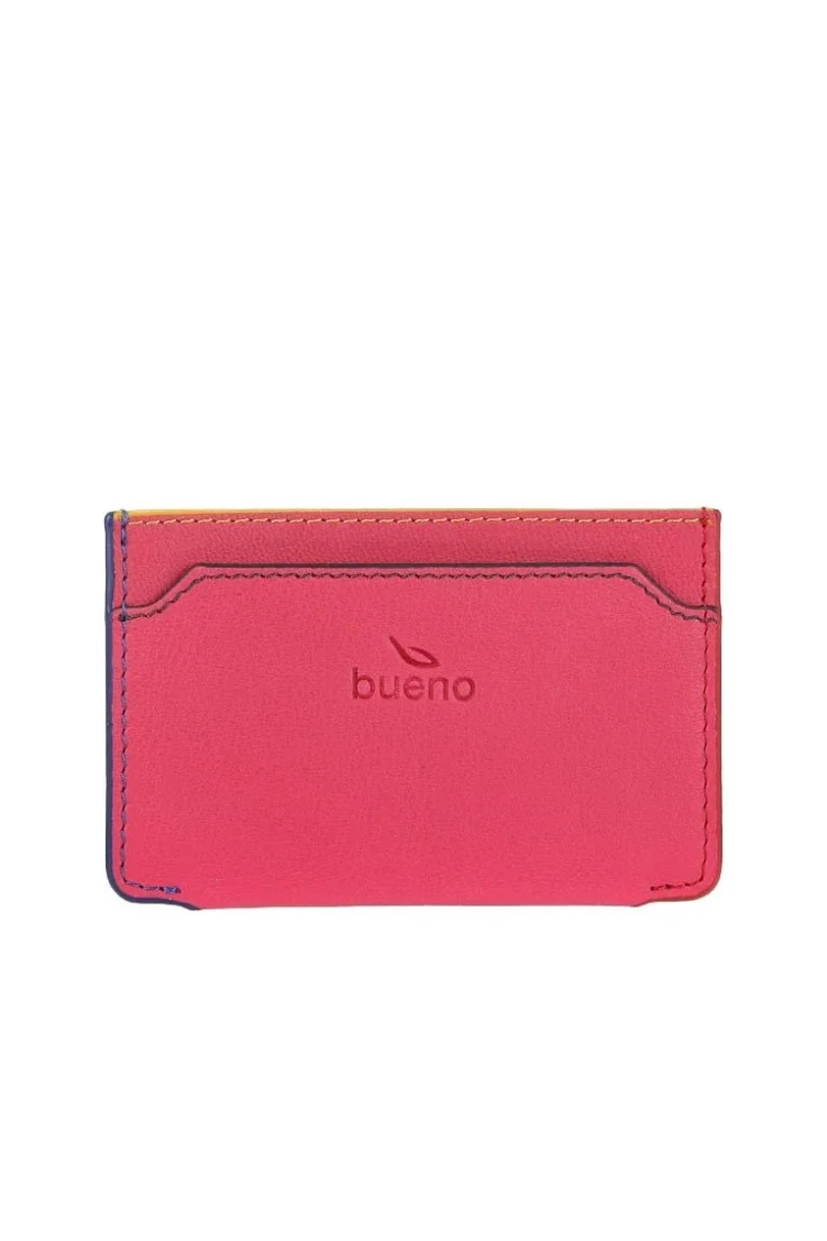 Fuşya Koyu Deri Unisex Kartlık
