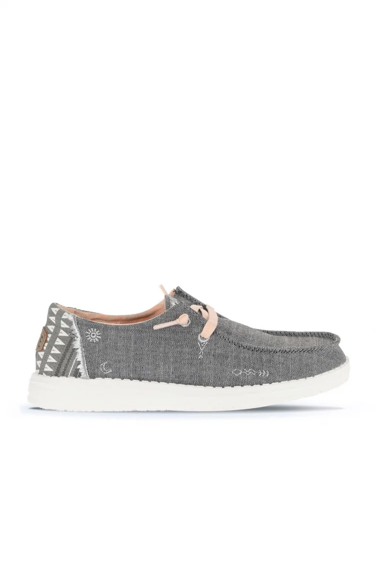 GREY HD Hey Dude Wally Coastline Kadın Ayakkabı