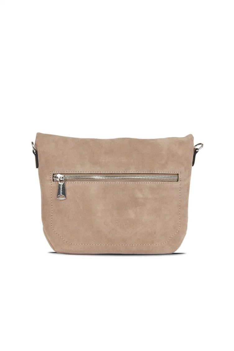 Gri Süet Kadın Çapraz Çanta
