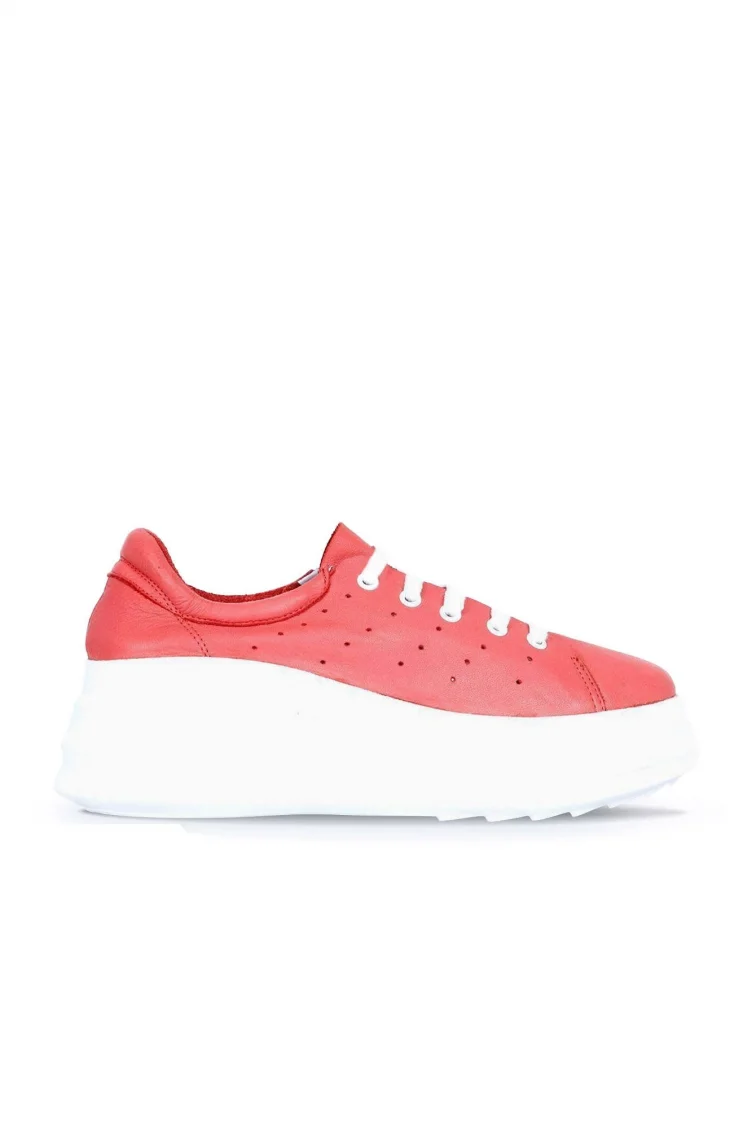 Mercan Deri Kadın Sneakers