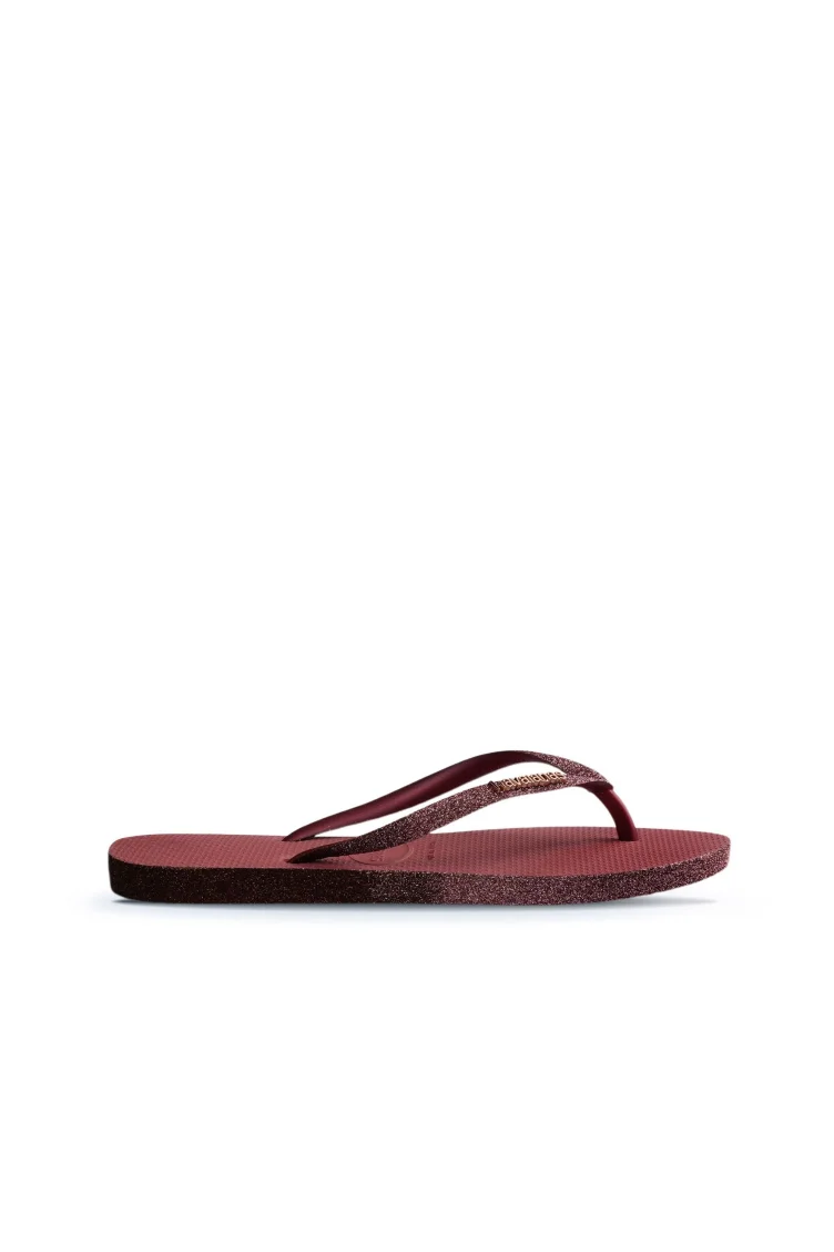 Pembe Altın Havaianas Havaianas Metal Logolu Kadın Terlik