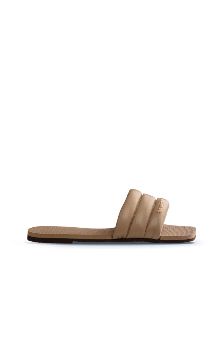 Pembe Havaianas Havaianas Kadın Düz Metal Logolu Terlik