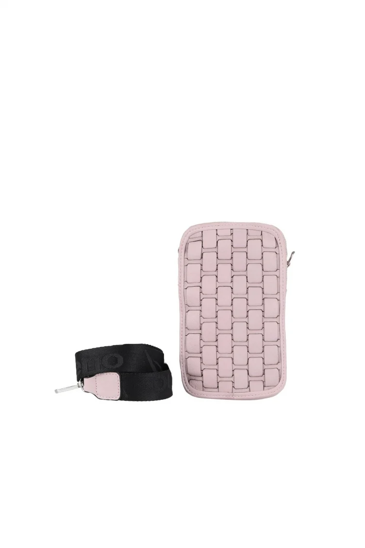 Pudra Deri Unisex Telefon Çantası