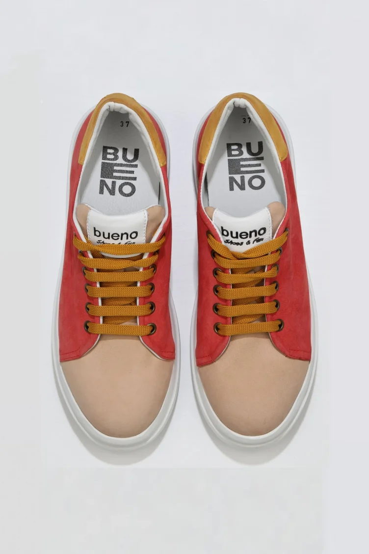 Pudra Multi Nubuk Kadın Sneakers