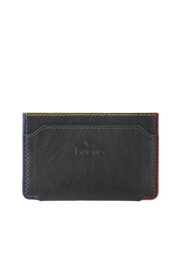 Siyah Deri Unisex Kartlık